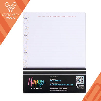 Happy Planner - Papel Classic - Blooming With Pride