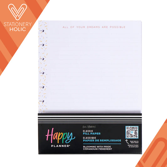 Happy Planner - Papel Classic - Blooming With Pride