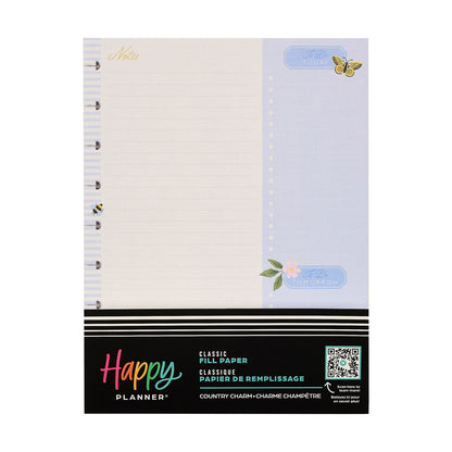 Happy Planner - Papel Classic - Country Charm