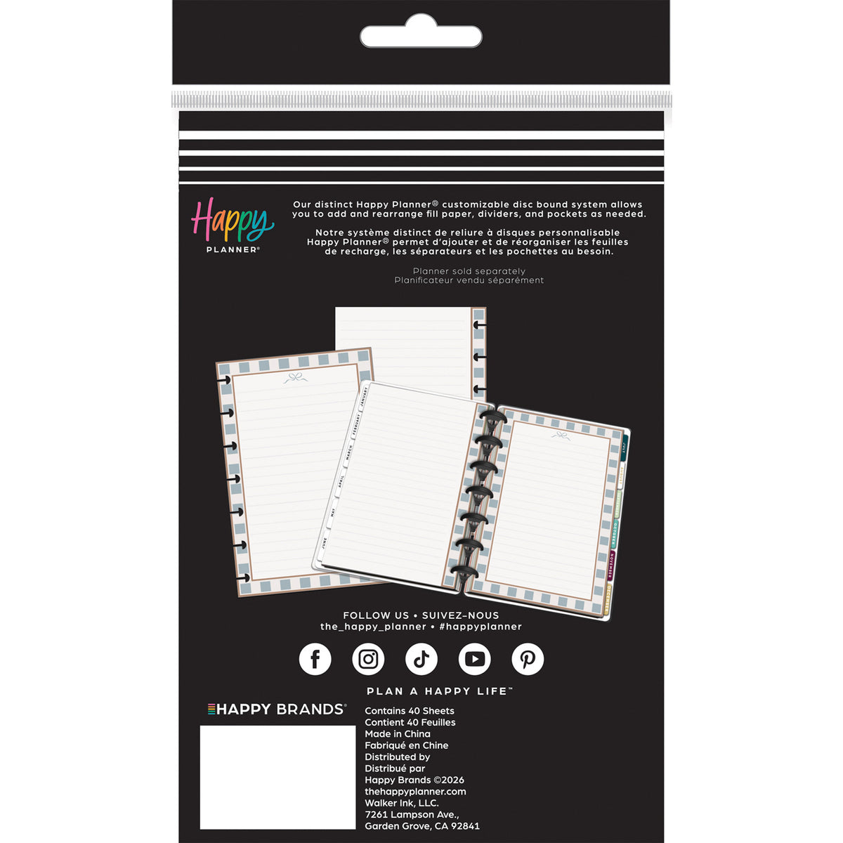 Happy Planner - Papel Mini - Modern Balance