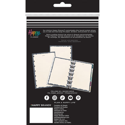 Happy Planner - Papel Mini - Shadow Fields