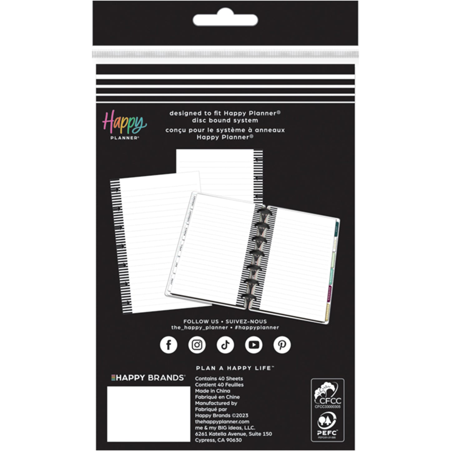 Happy Planner - Papel Mini - Simple Essentials