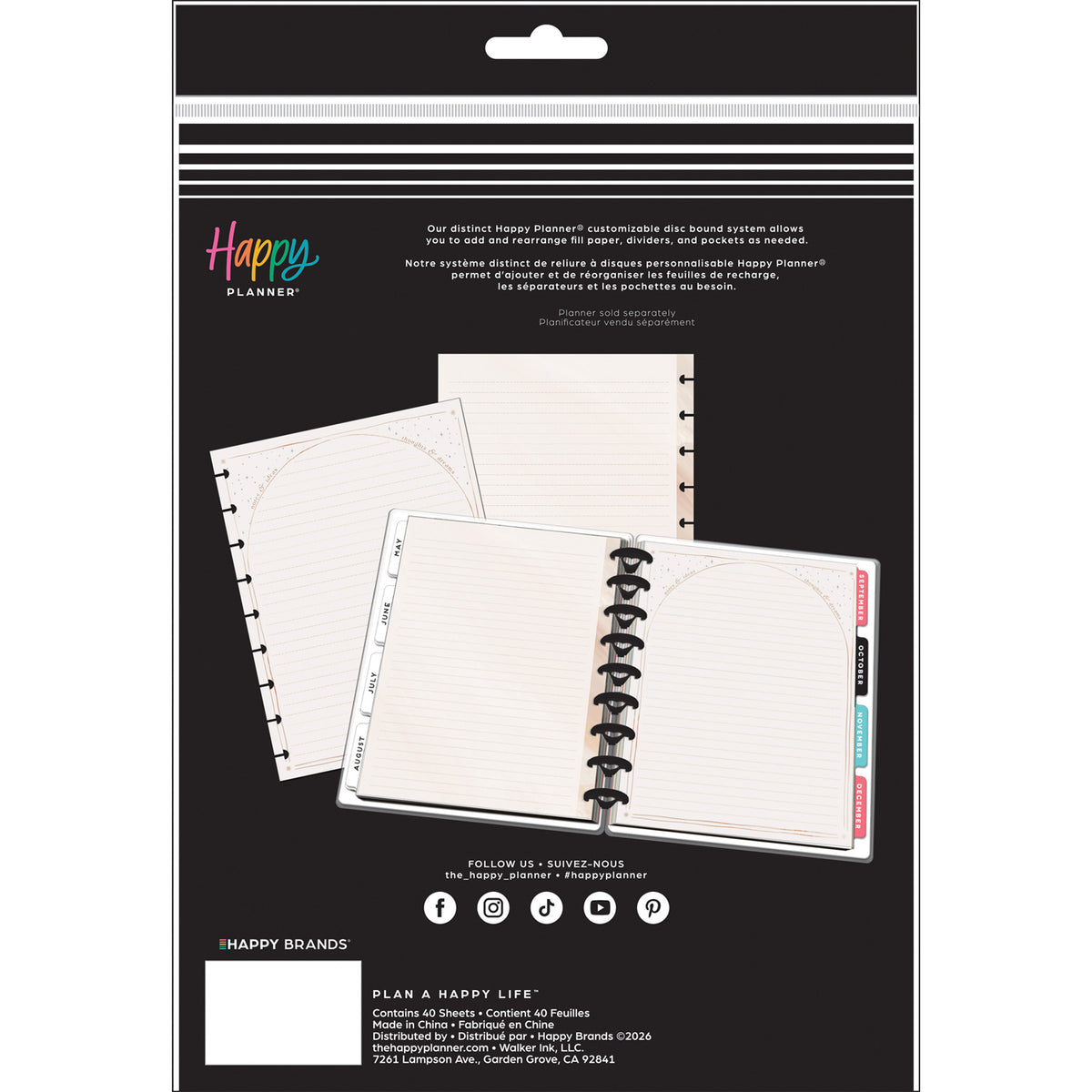 Happy Planner - Papel Classic - Modern Balance