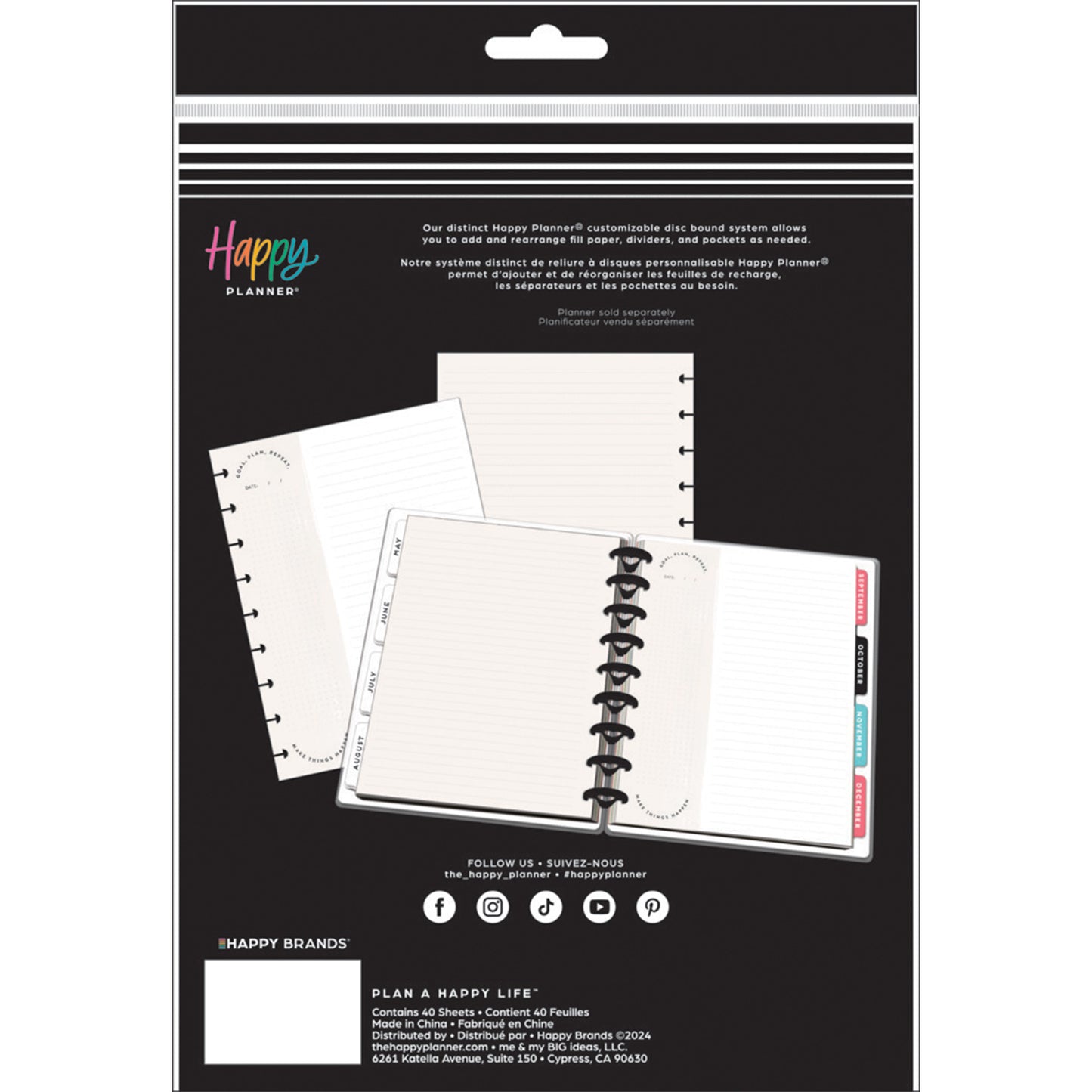 Happy Planner - Papel Classic - Neutrals