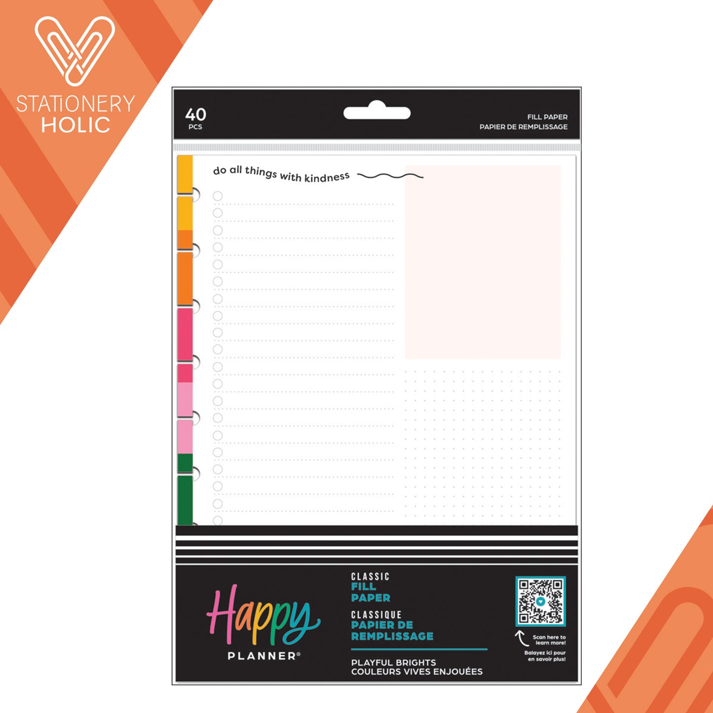 Happy Planner - Papel Classic - Playful Brights