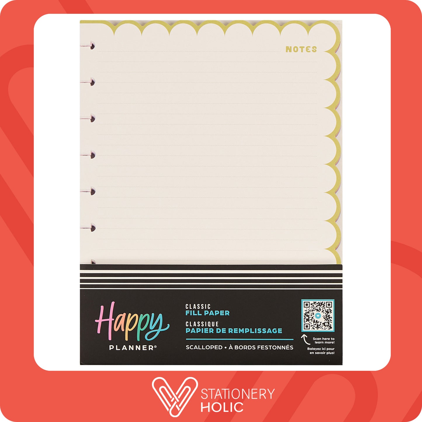 Happy Planner - Papel Classic - Scalloped