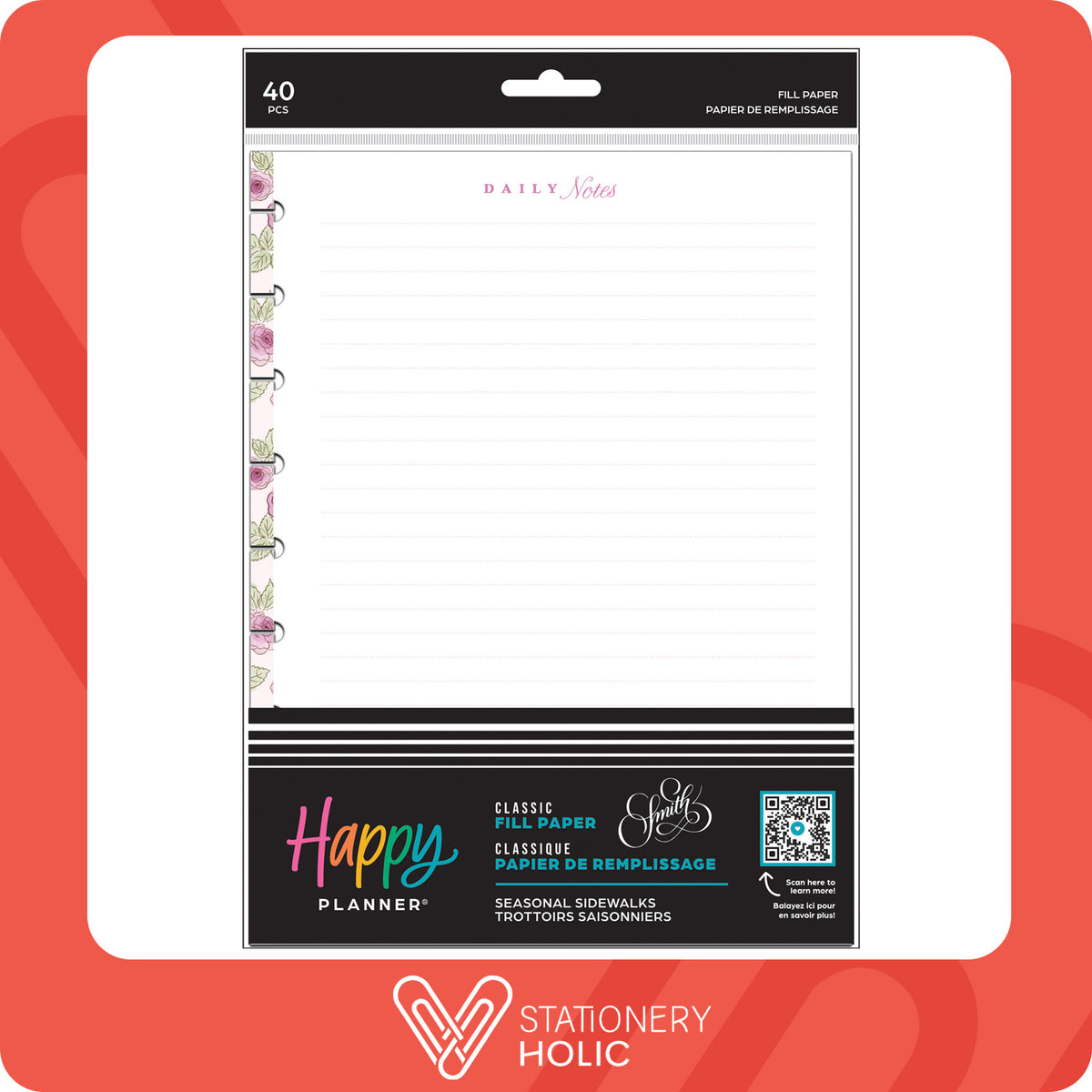 Happy Planner - Papel Classic - Seasonal Sidewalks