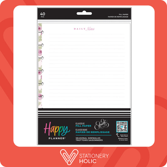 Happy Planner - Papel Classic - Seasonal Sidewalks