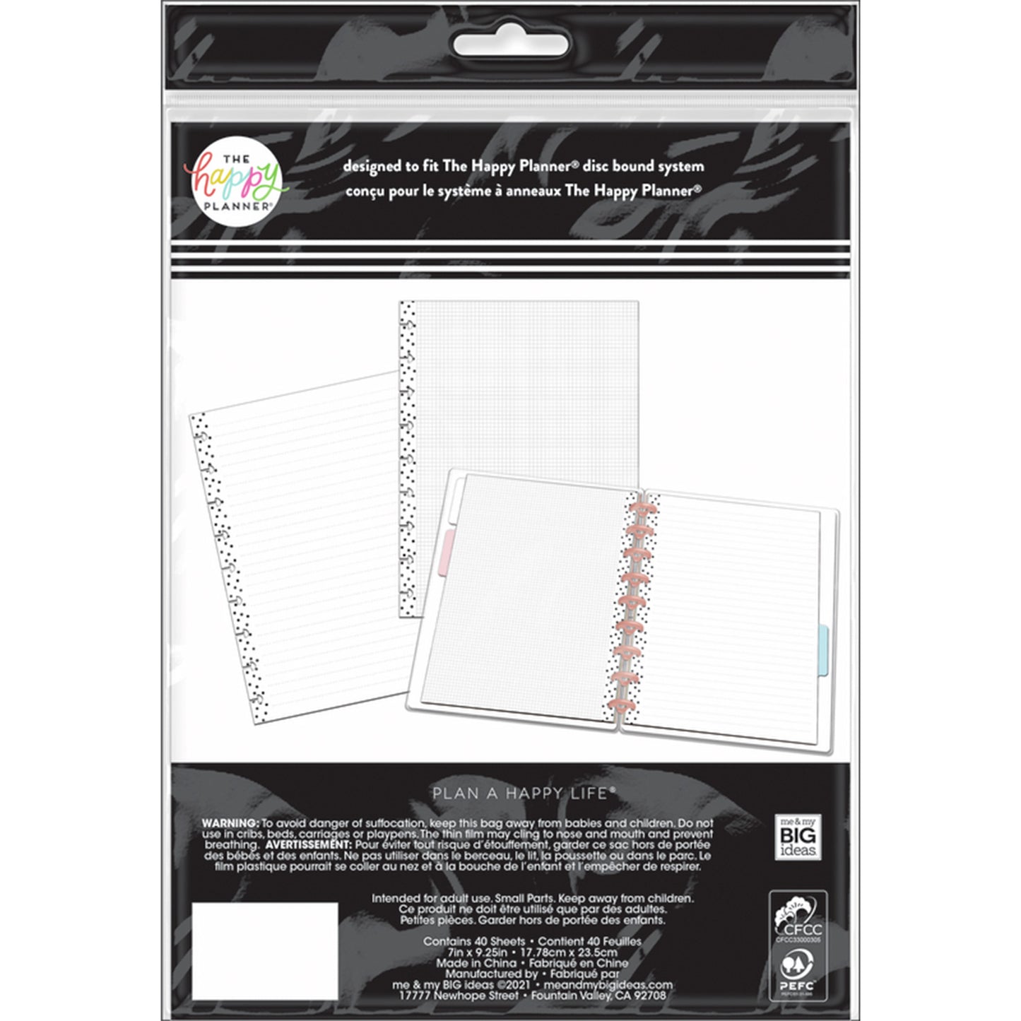 Happy Planner - Papel Classic - Simple Dots