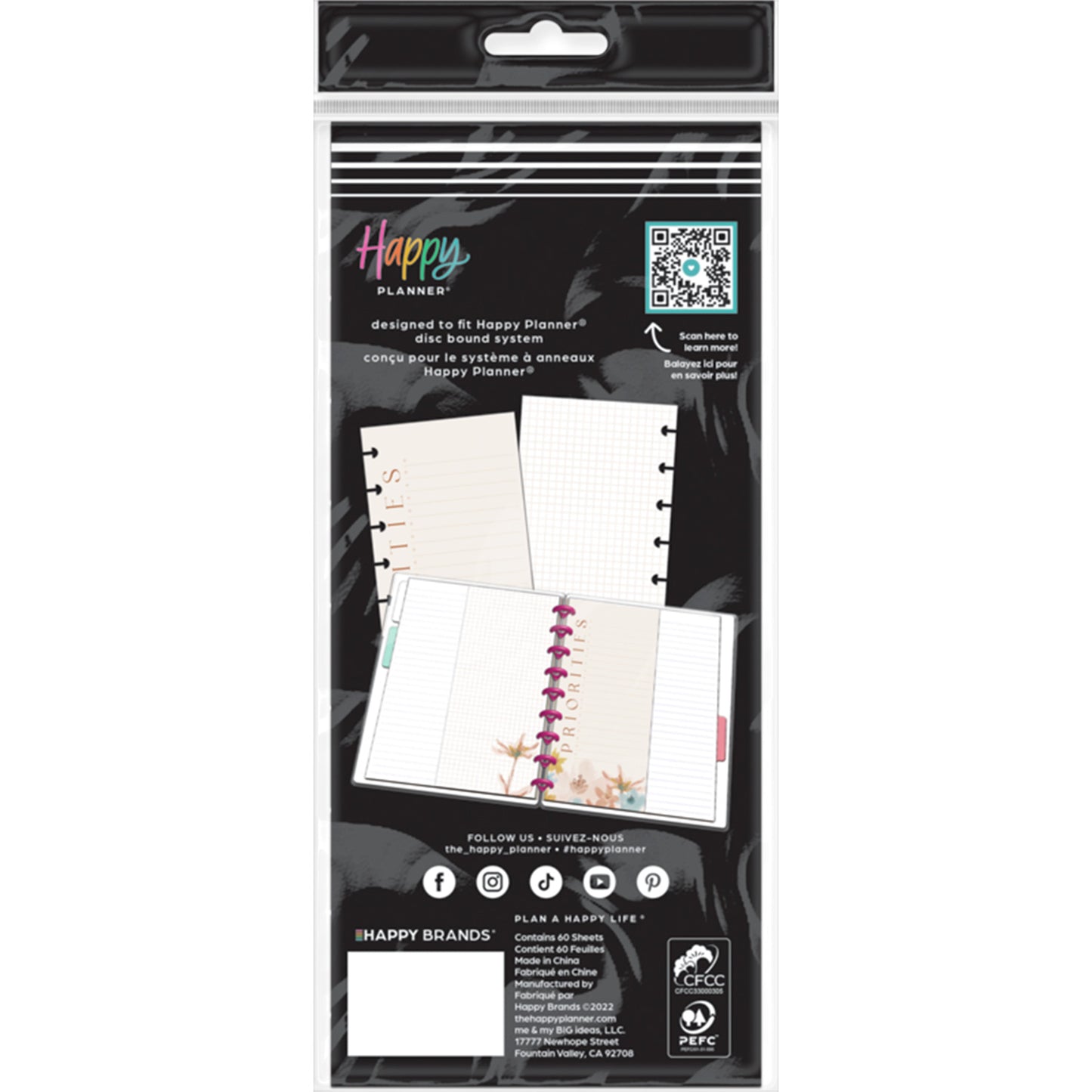 Happy Planner - Papel Skinny Classic - Softly Modern