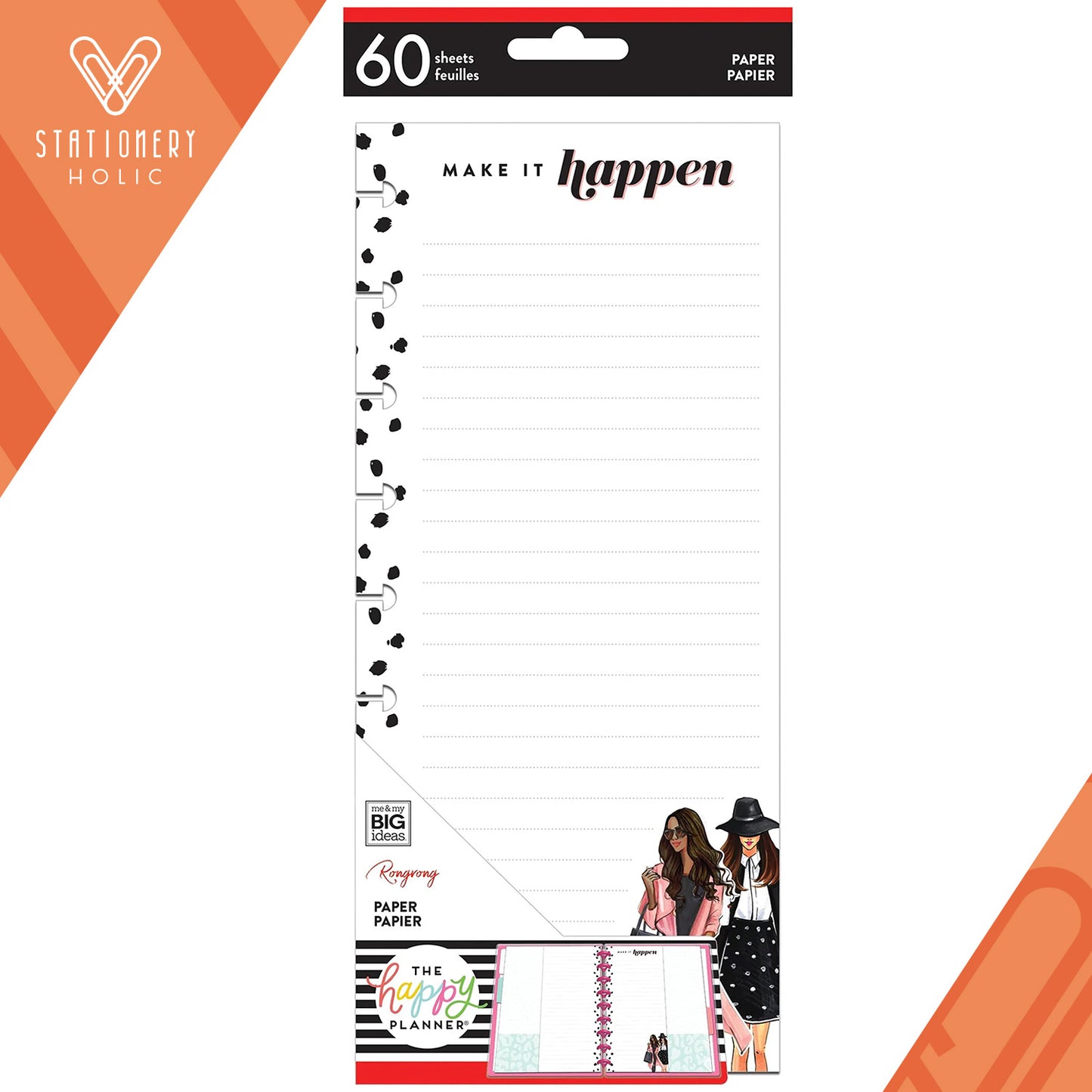 Happy Planner - Papel Skinny Classic - Rongrong Make It Happen
