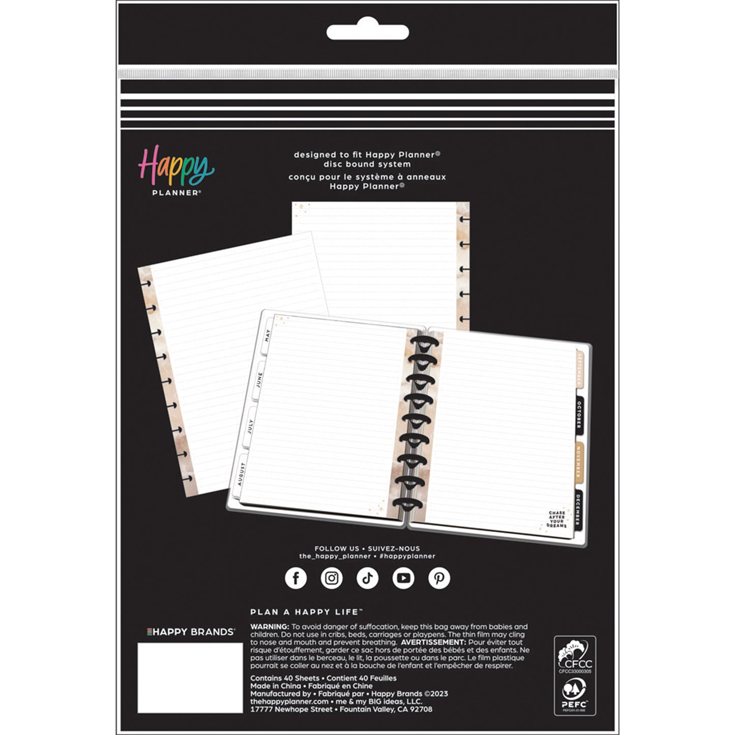 Happy Planner - Papel Classic - Taming The Wild