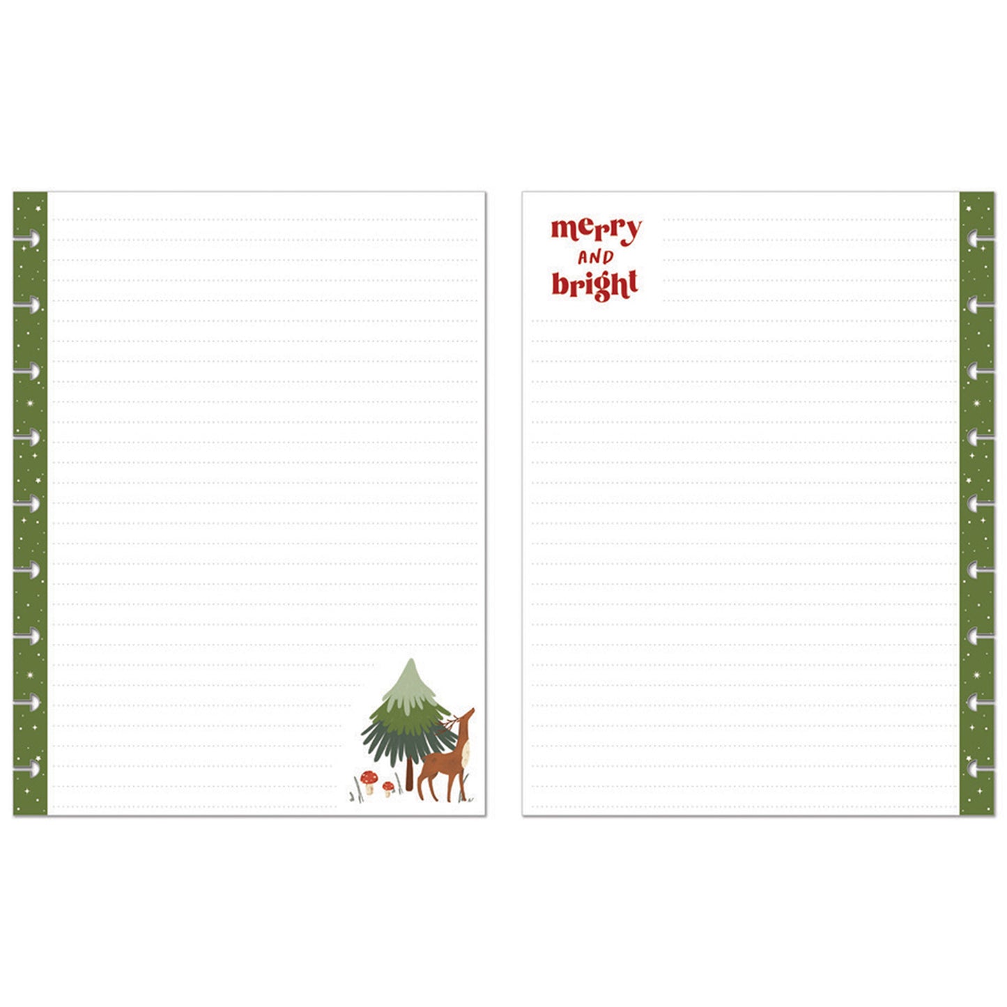 Happy Planner - Papel Classic - Woodland Seasons Christmas