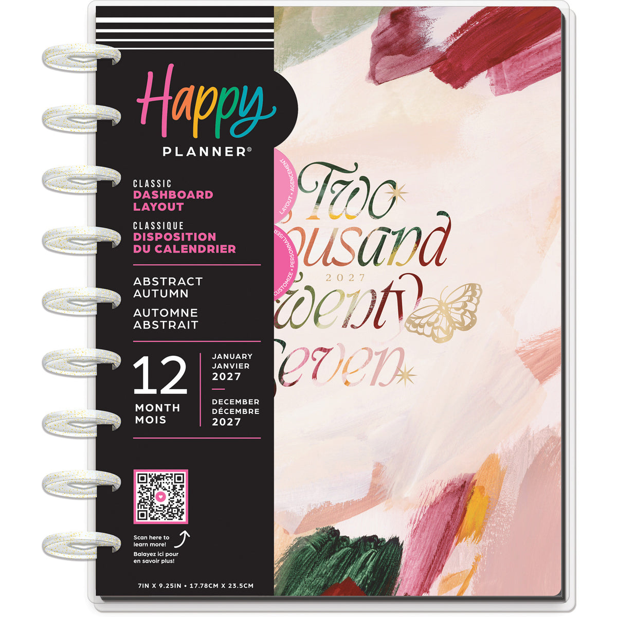 Happy Planner - Planner Classic (2027 - Dashboard) - Abstract Autumn