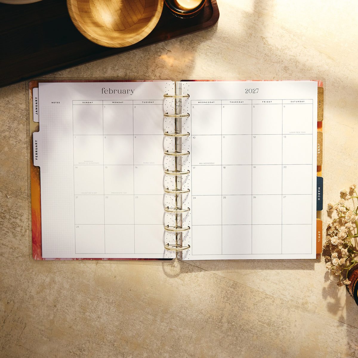 Happy Planner - Planner Classic (2027 - Dashboard) - Abstract Autumn