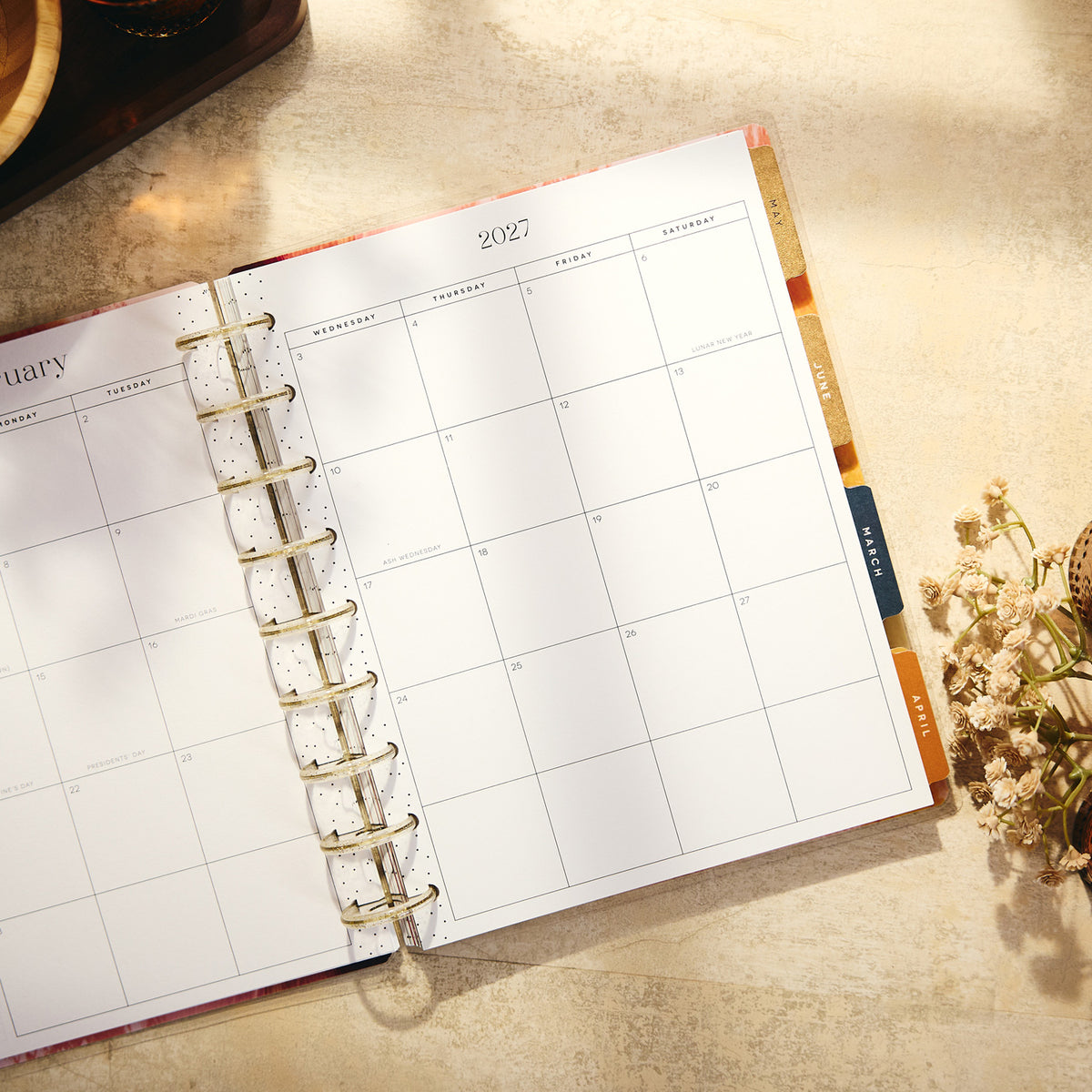 Happy Planner - Planner Classic (2027 - Dashboard) - Abstract Autumn