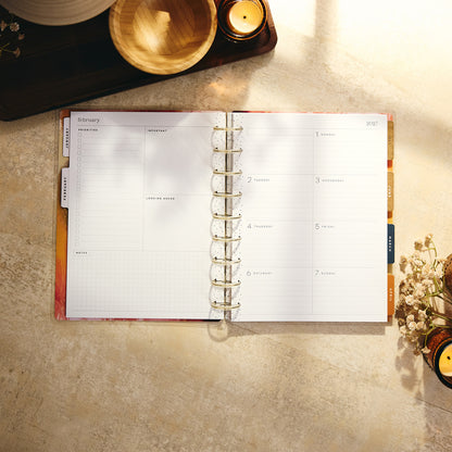 Happy Planner - Planner Classic (2027 - Dashboard) - Abstract Autumn