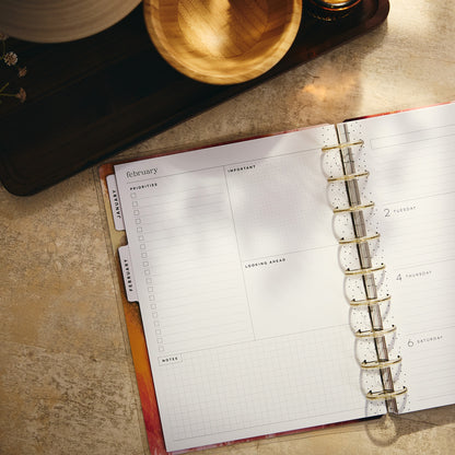 Happy Planner - Planner Classic (2027 - Dashboard) - Abstract Autumn