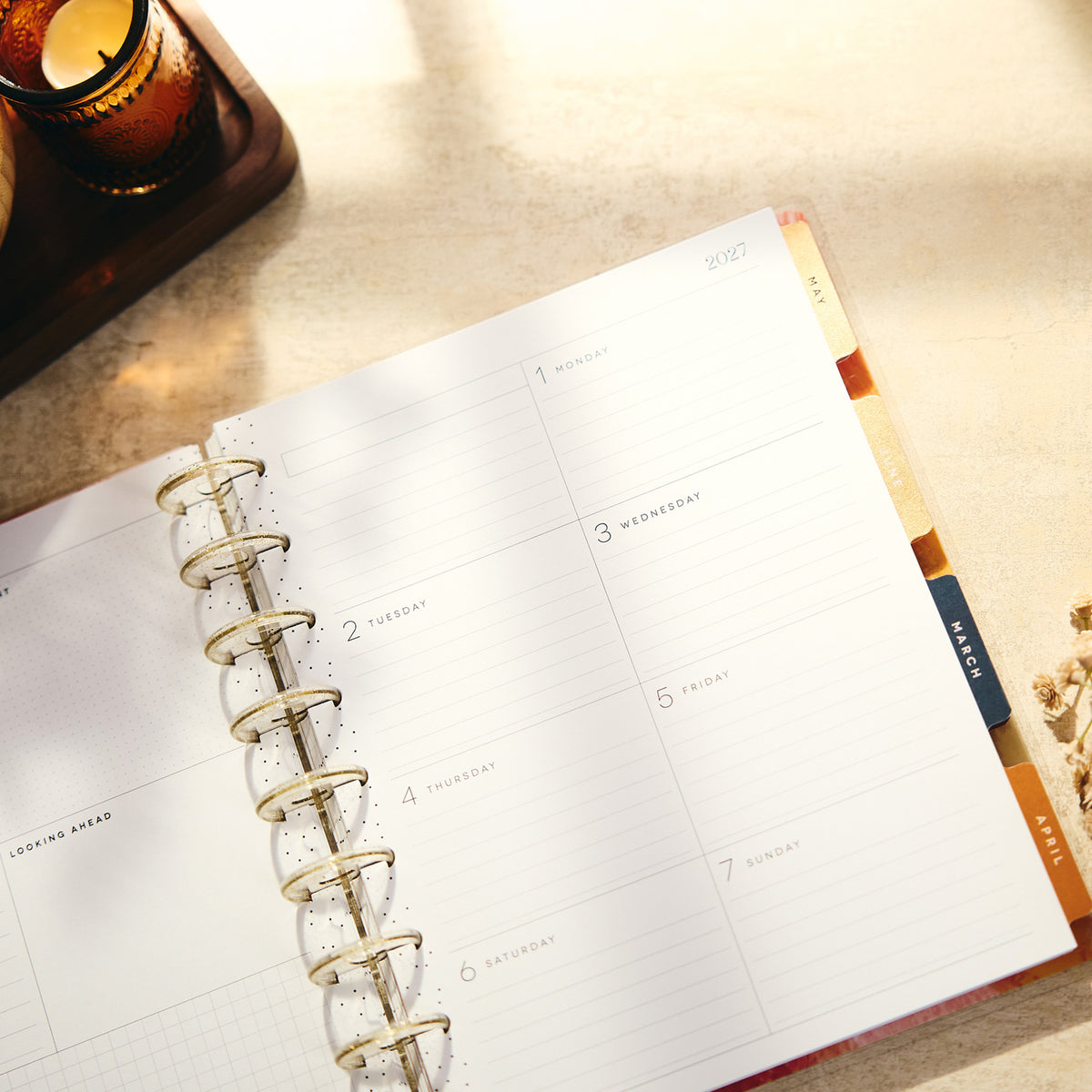 Happy Planner - Planner Classic (2027 - Dashboard) - Abstract Autumn