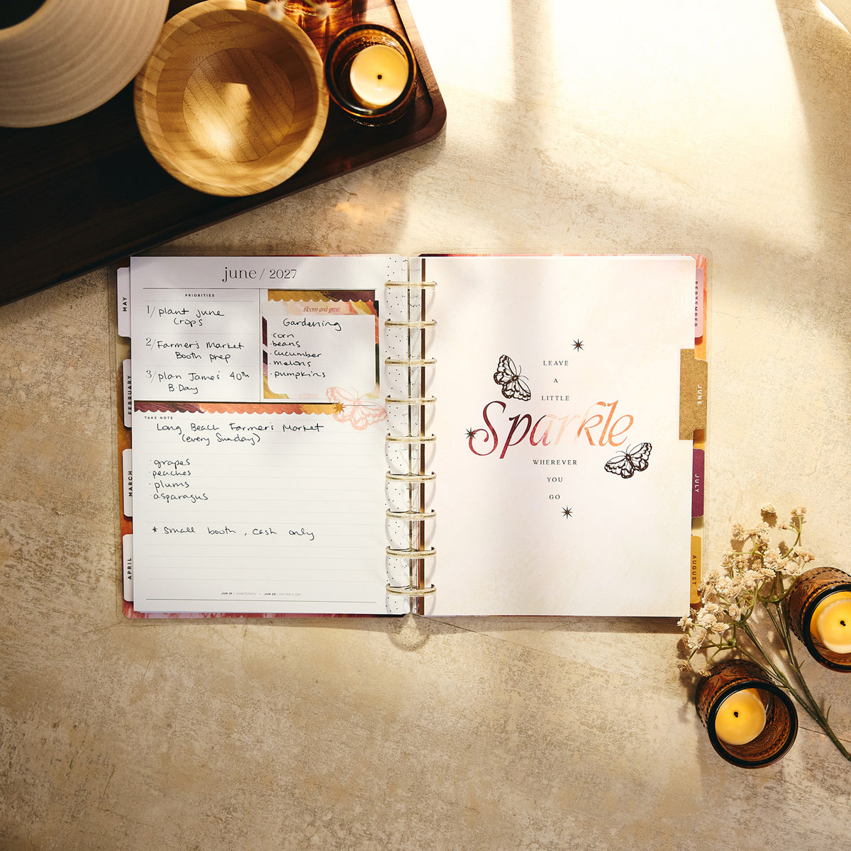 Happy Planner - Planner Classic (2027 - Dashboard) - Abstract Autumn