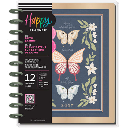 Happy Planner - Planner Big (2027 - Faith) - Wildflower Daydream