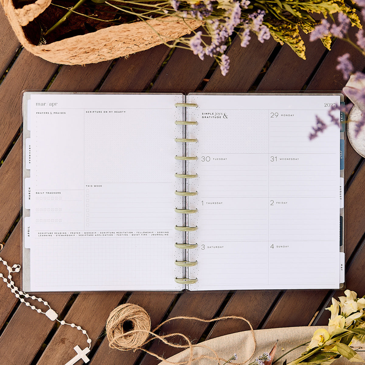 Happy Planner - Planner Big (2027 - Faith) - Wildflower Daydream