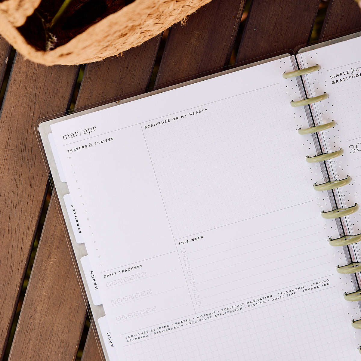 Happy Planner - Planner Big (2027 - Faith) - Wildflower Daydream