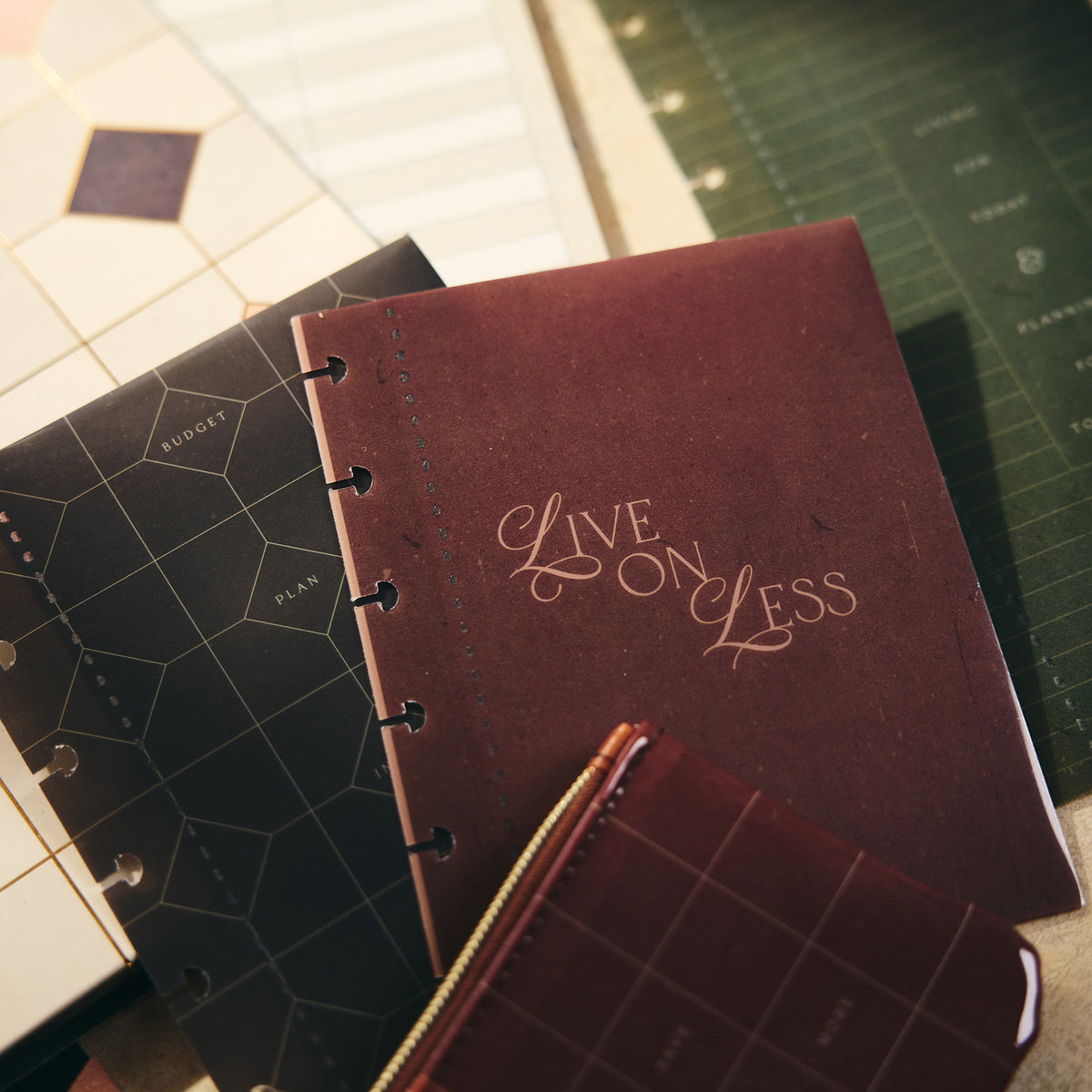 Happy Planner - Companion Pack Classic - Amber & Oak Budget