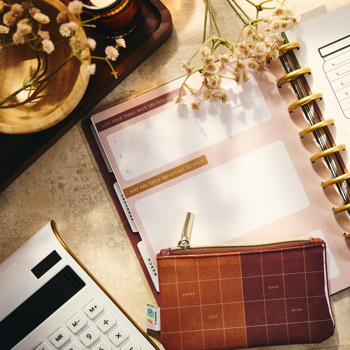 Happy Planner - Companion Pack Classic - Amber & Oak Budget