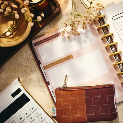 Happy Planner - Companion Pack Classic - Amber & Oak Budget