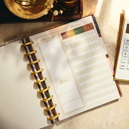 Happy Planner - Companion Pack Classic - Amber & Oak Budget