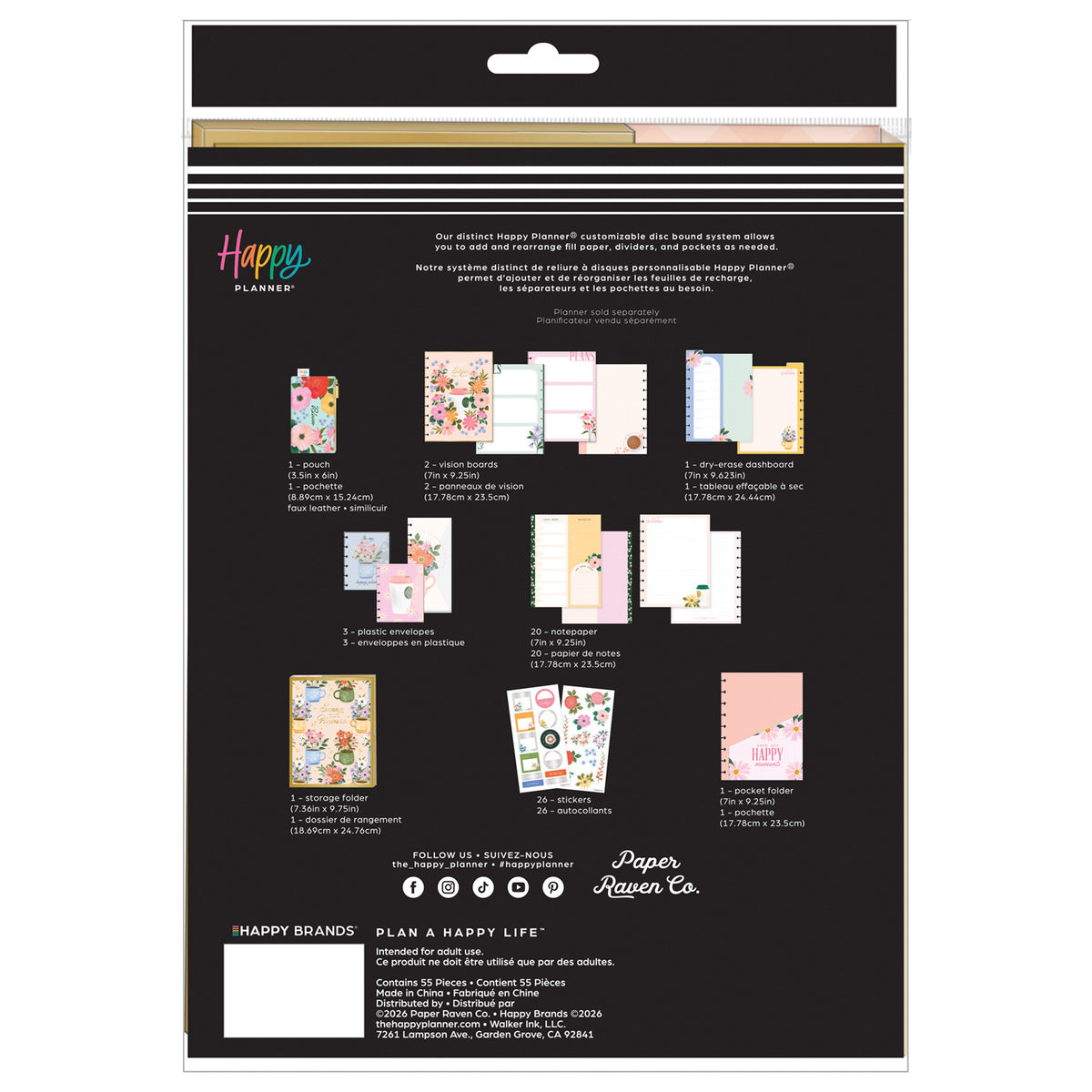 Happy Planner - Companion Pack Classic - Petal Press
