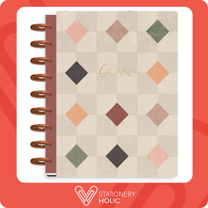 Happy Planner - Planner Classic Premium Cover (2027 - Dashboard) - Amber & Oak