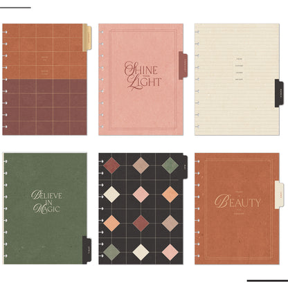 Happy Planner - Planner Classic Premium Cover (2027 - Dashboard) - Amber & Oak