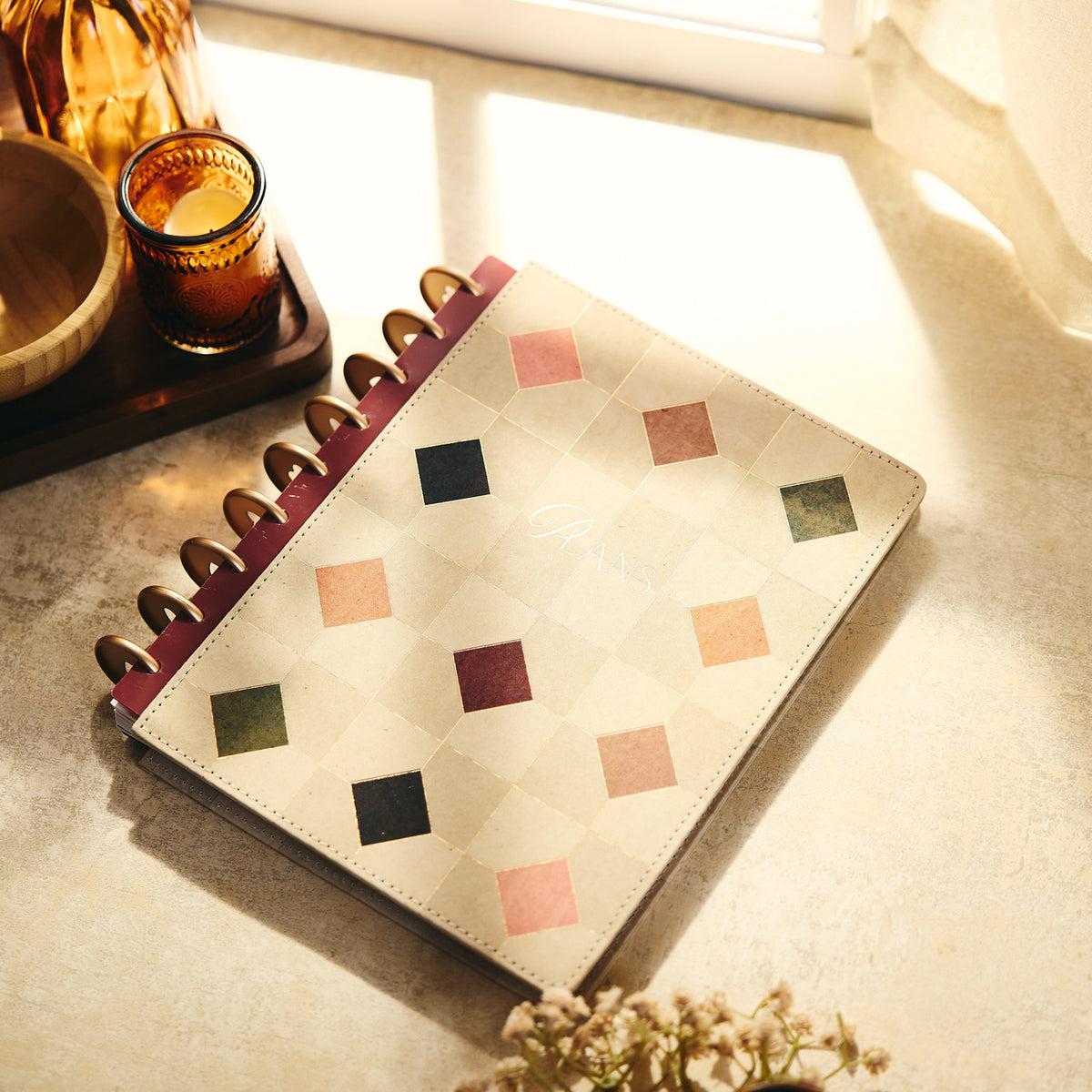 Happy Planner - Planner Classic Premium Cover (2027 - Dashboard) - Amber & Oak