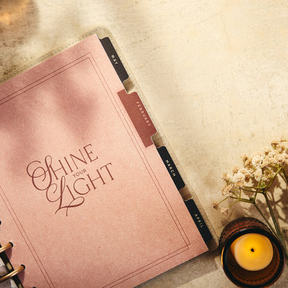 Happy Planner - Planner Classic Premium Cover (2027 - Dashboard) - Amber & Oak