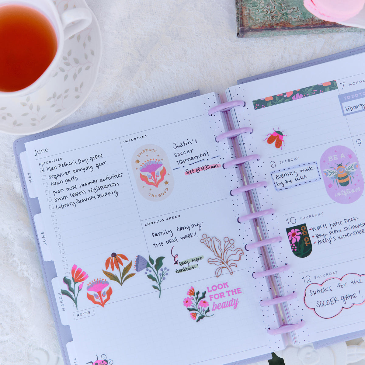 Happy Planner - Planner Classic Premium Cover (2027 - Dashboard) - Hive & Bloom