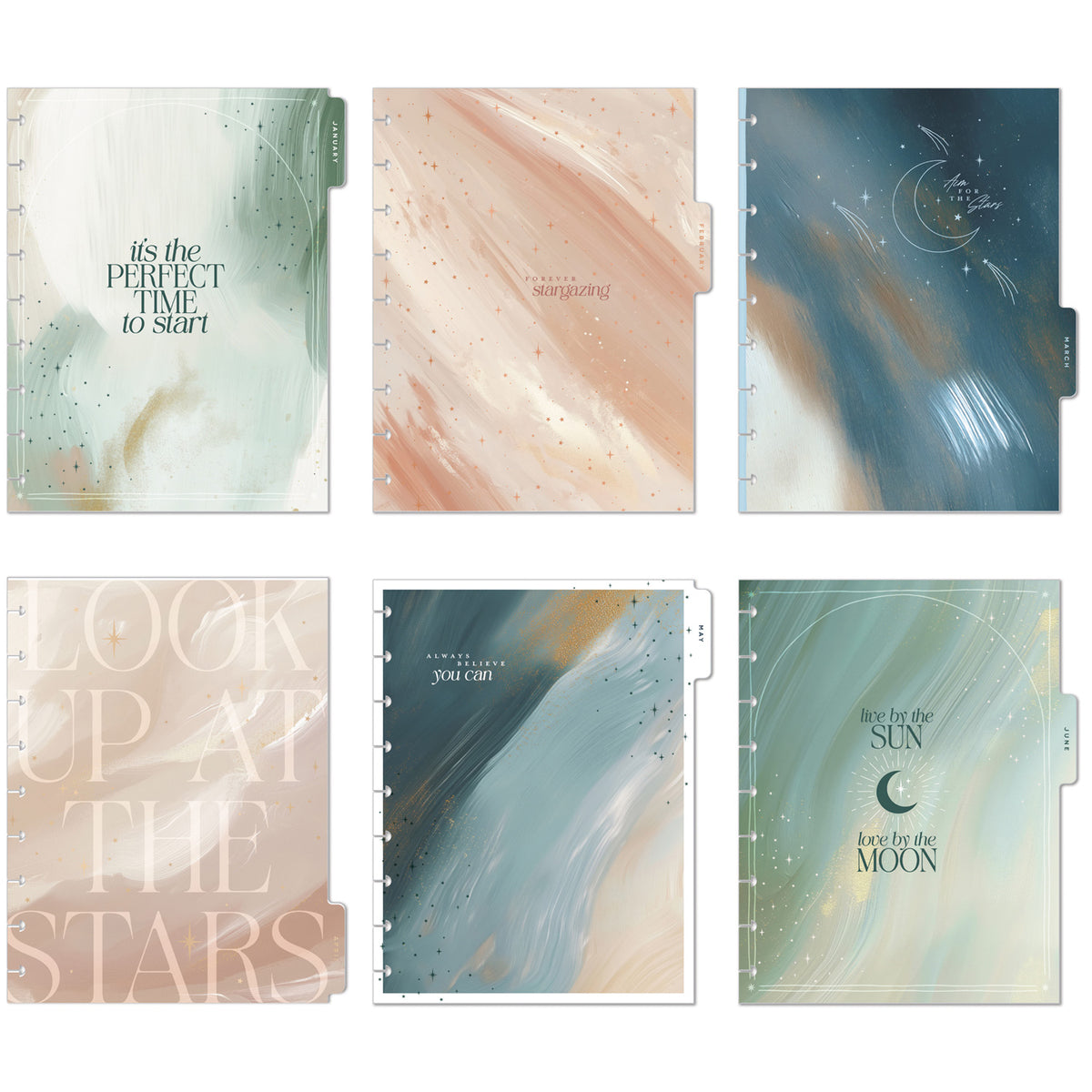 Happy Planner - Planner Classic Premium Cover (2027 - Vertical) - Starlit Glow