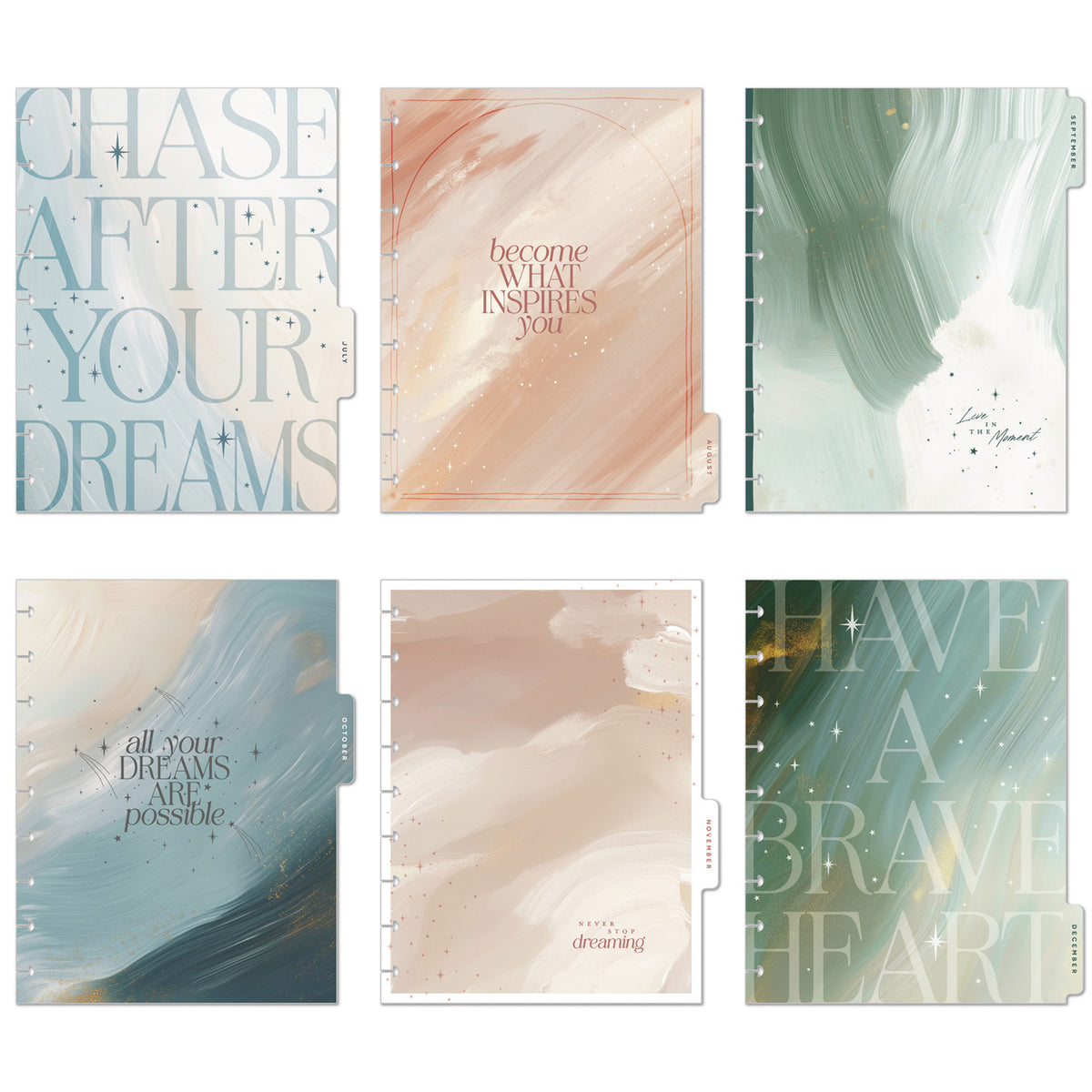 Happy Planner - Planner Classic Premium Cover (2027 - Vertical) - Starlit Glow