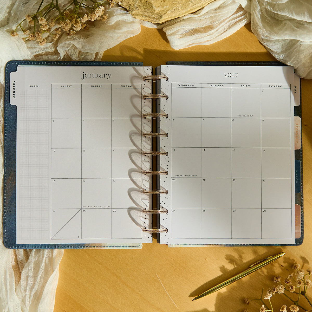 Happy Planner - Planner Classic Premium Cover (2027 - Vertical) - Starlit Glow