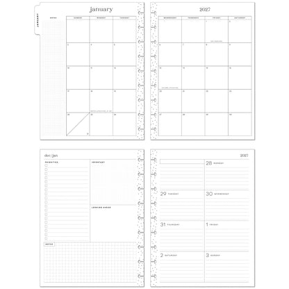 Happy Planner - Planner Classic  Premium Cover (2027 - Dashboard) - Heaven & Heart