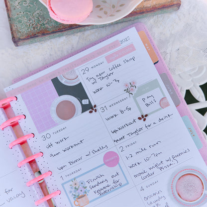 Happy Planner - Planner Classic Premium Cover (2027 - Dashboard) - Petal Press