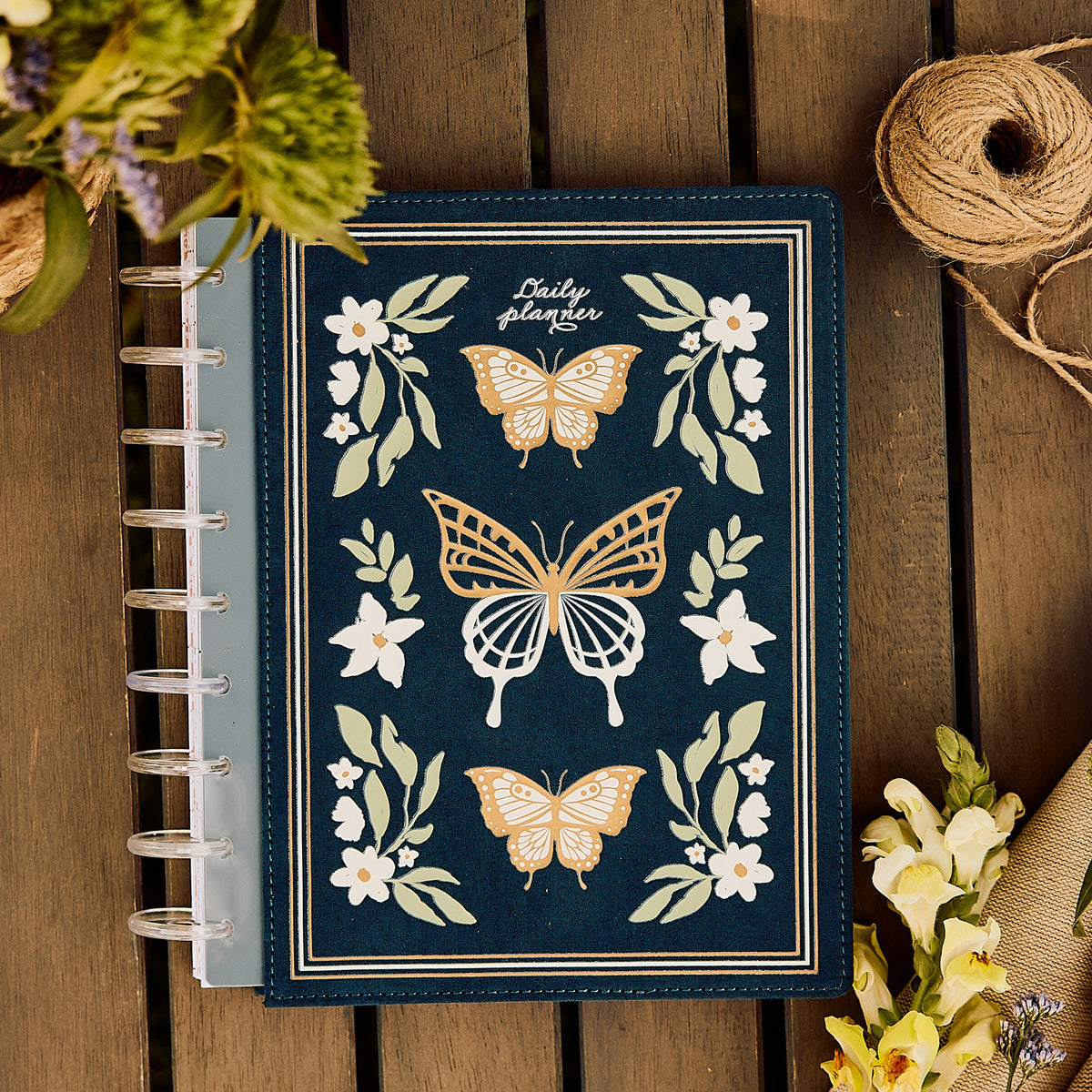 Happy Planner - Planner Classic Premium Cover (2027 - Dashboard) - Wildflower Daydream Butterflies