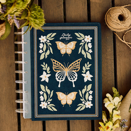 Happy Planner - Planner Classic Premium Cover (2027 - Dashboard) - Wildflower Daydream Butterflies