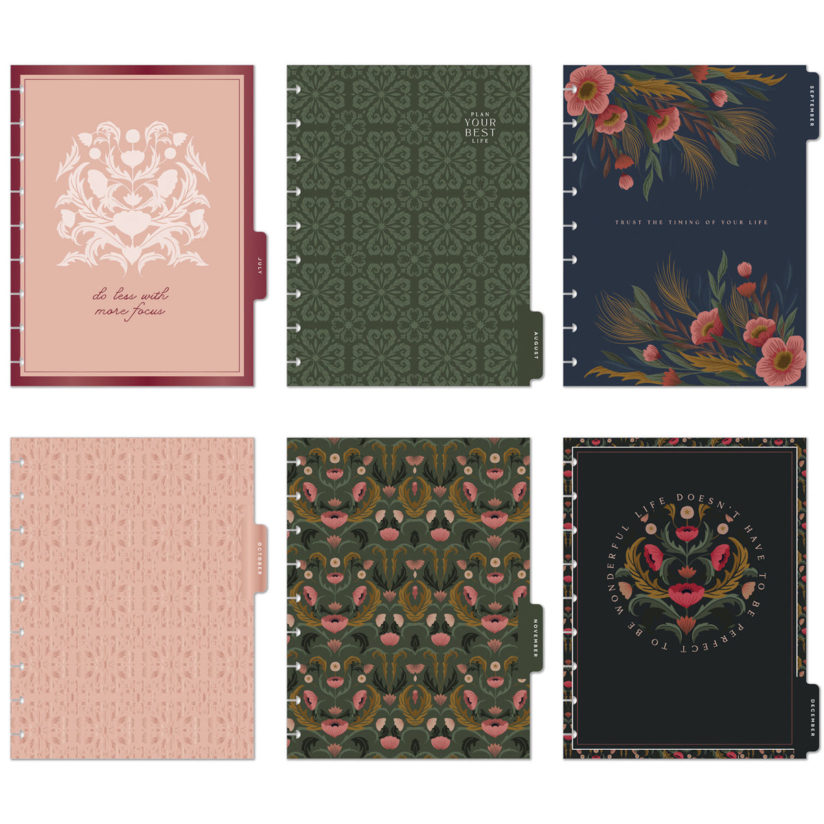 Happy Planner - Planner Classic  Premium Cover (2027 - Vertical) - Twilight Tapestry