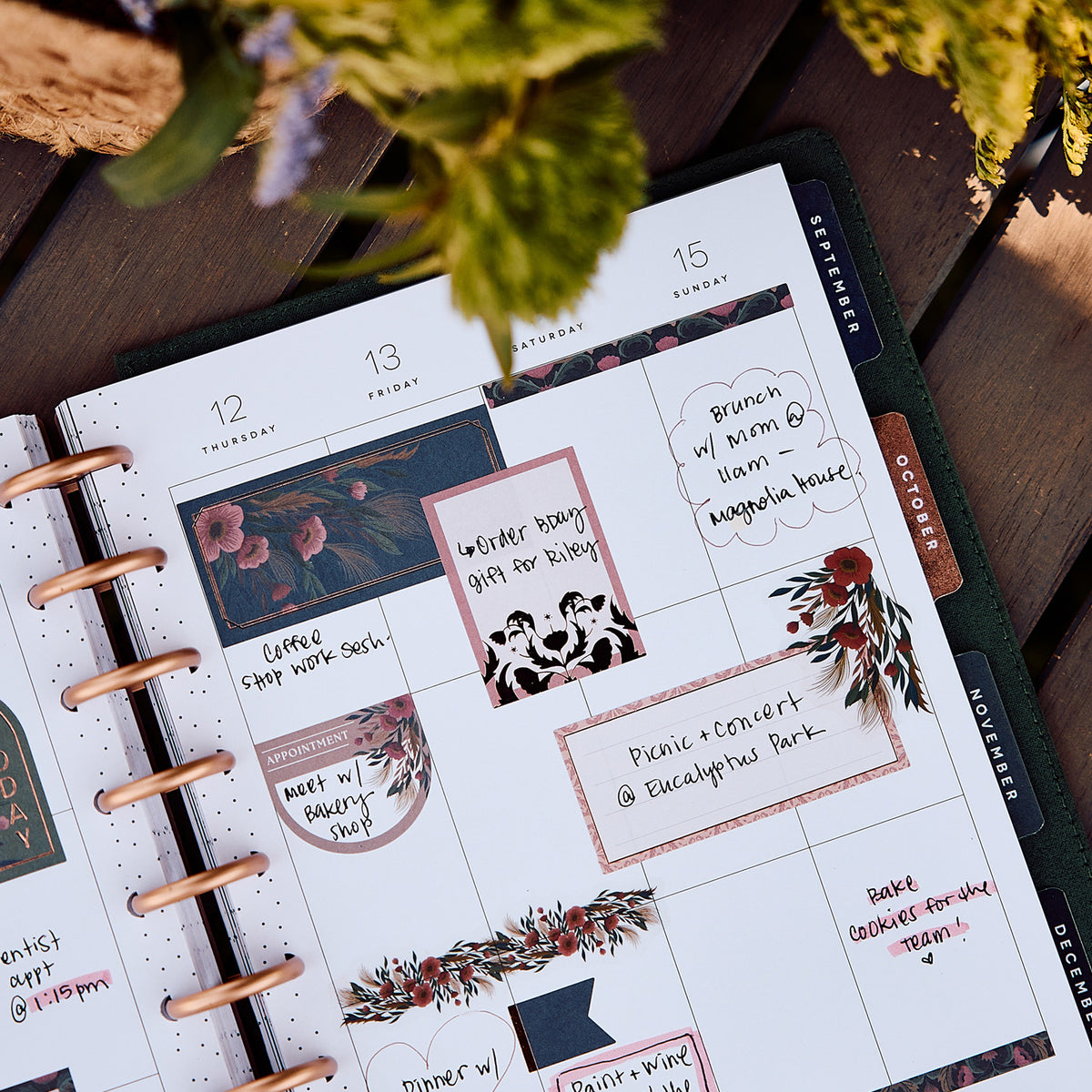 Happy Planner - Planner Classic  Premium Cover (2027 - Vertical) - Twilight Tapestry