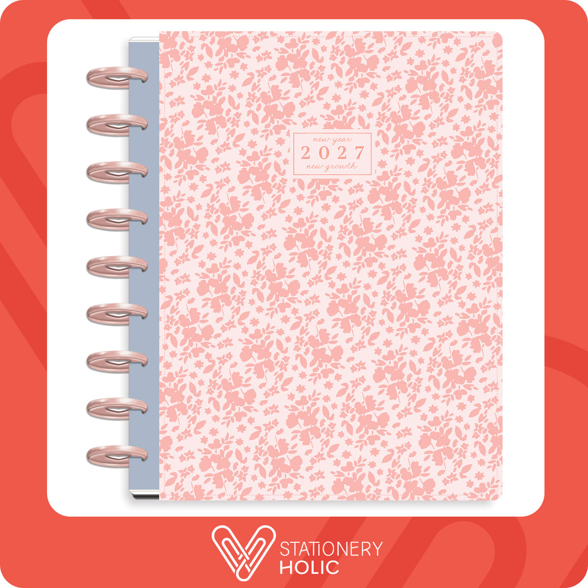 Happy Planner - Planner Classic Premium Cover (2027 - Vertical) - Wildflower Daydream