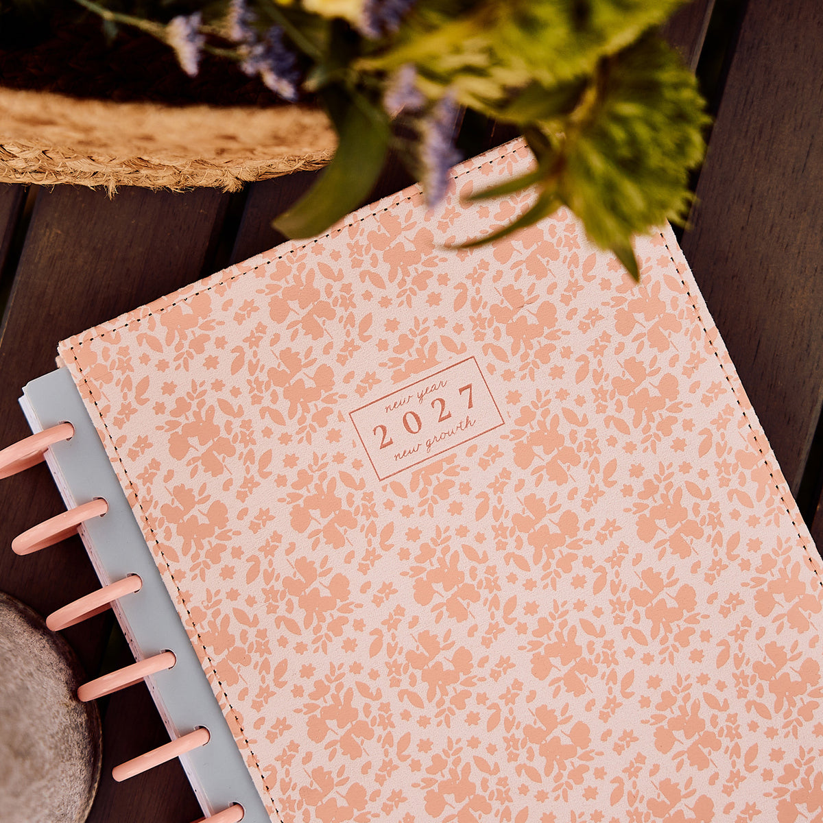 Happy Planner - Planner Classic Premium Cover (2027 - Vertical) - Wildflower Daydream