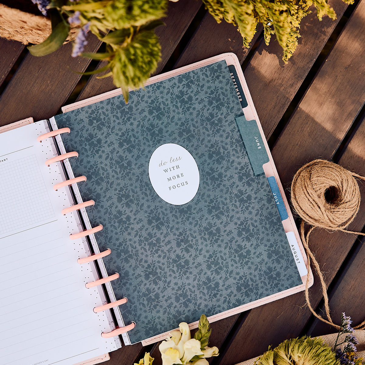 Happy Planner - Planner Classic Premium Cover (2027 - Vertical) - Wildflower Daydream