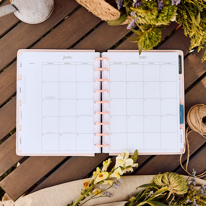 Happy Planner - Planner Classic Premium Cover (2027 - Vertical) - Wildflower Daydream